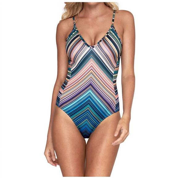 NEW JETS BY JESSIKA ALLEN multi strap cross back one piece swimsuit in australia